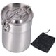thumbnail image 1 of Taza para cafetera al aire libre, olla de cocina para acampar de 1L con tapa con mango plegable para senderismo, 1 of 14