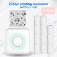 thumbnail image 4 of All-in-one Photo Printer Multifunction Portable Printer Wireless Instant Mini Printer Support BT Connection for Smartphone with 11 Paper Rolls 57mm Compatible with iOS Android, 4 of 7