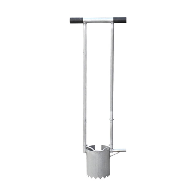 Almencla Soil Sample Probe Garden Practical Ergonomic Handle Multipurpose Hole Digger 12cm Diameter