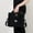 Noir, variante sur SCNOR Sac à Lunch pour Femmes et Hommes, Sac à Lunch Isotherme, Sacs Bento Grande Capacité, Tissu Oxford, Bleu