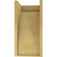 thumbnail image 4 of 10"W x 10"D x 20"H Wide Burlington Rough Cedar Woodgrain TimberThane Corbel, Primed Tan, 4 of 6