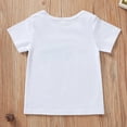 thumbnail image 3 of Vedolay Shorts Sets Girl Two Piece Fashion Summer Clothes Set - Shorts Tank Top Short Sleeve and Shorts,White 1-2 Years, 3 of 5