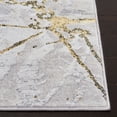 thumbnail image 3 of SAFAVIEH Amelia Pemala Abstract Runner Rug, Gray/Gold, 2' x 6', 3 of 10