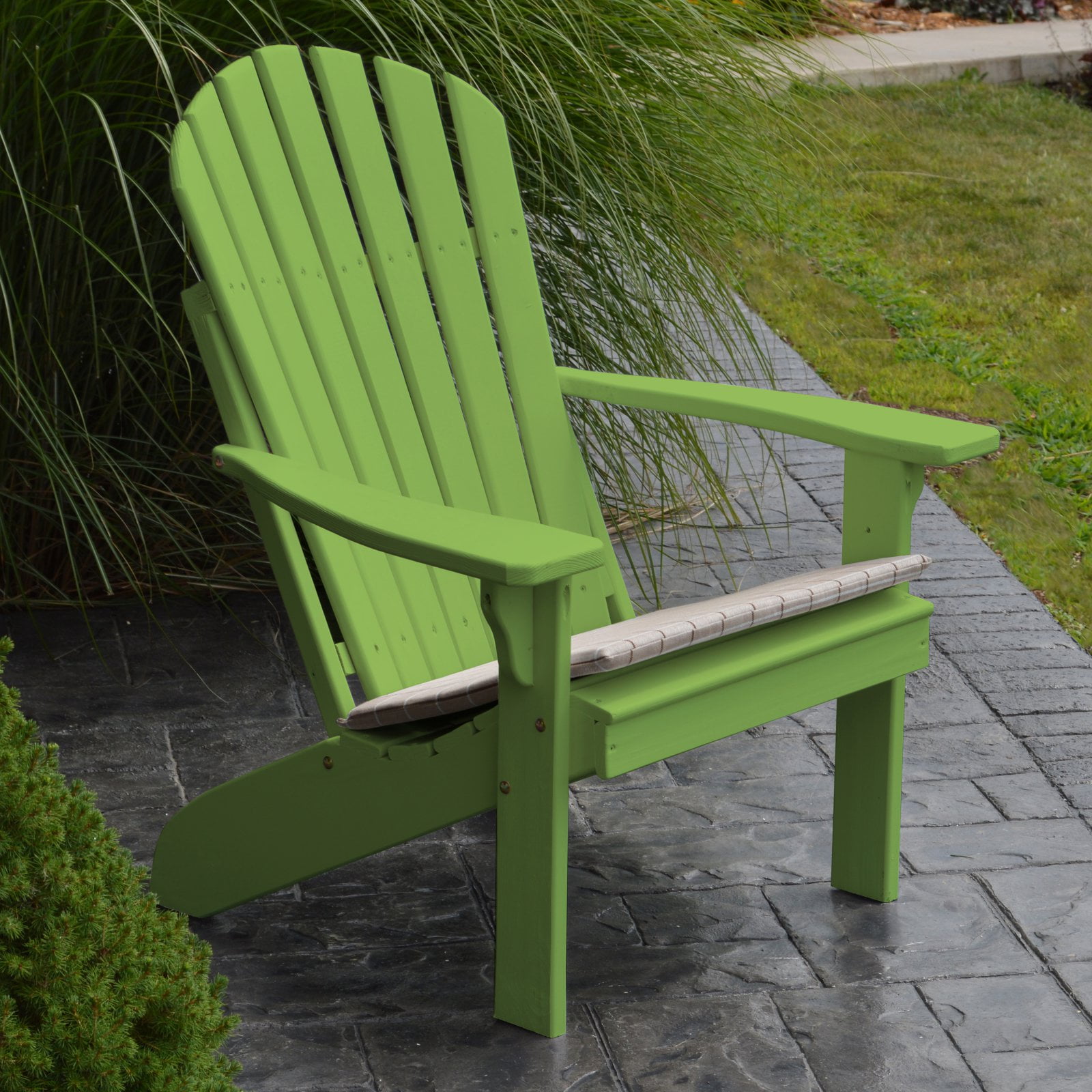 A & L Furniture Yellow Pine Fanback Adirondack Chair