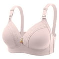 thumbnail image 1 of adviicd Strapless Bras for Women Women's Front Closure Bras Plus Size Lace Full Coverage Underwire Unlined Bra Pink A, 1 of 3
