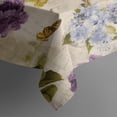 thumbnail image 4 of Rectangle Table Cloth Vintage Floral Butterfly Bird Elegant Rustic Table Clothes 60x120inch Waterproof and Reusable Tablecloths Polyester Tablecloth for Kitchen Dingroom Living Room Parties, 4 of 6