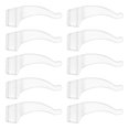 thumbnail image 1 of GAXIRE 20 pares de almohadillas de silicona antideslizantes para gafas (transparentes), 1 of 4