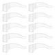 thumbnail image 1 of 20 pares de almohadillas de silicona antideslizantes para gafas (transparentes), 1 of 3