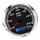 thumbnail image 1 of Medidor de tacómetro de 6000 RPM con retroiluminación LED de 85mm con medidor de horas para tacómetro marino, coche, camión, barco, impermeable, IP67 - Negro Sunnimix Tacómetro de barco, 1 of 8
