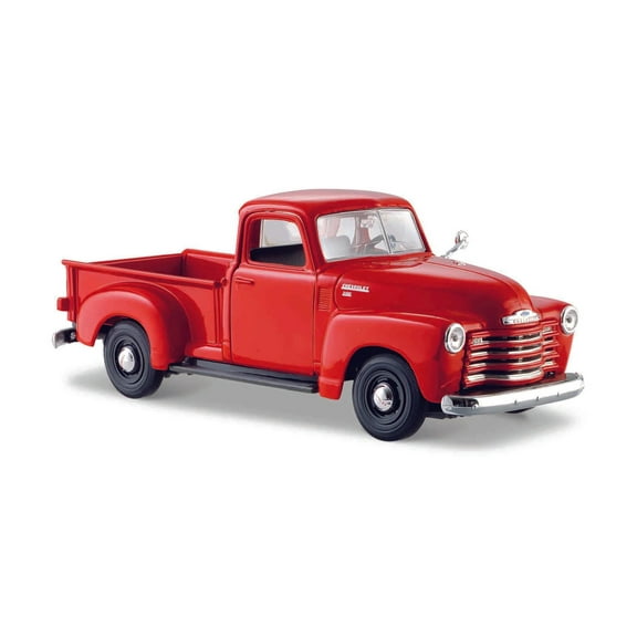 1950 Chevy 3100 Pickup Truck, Orange - Maisto 31952OR - 1/24 Scale Diecast Model Car