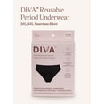 thumbnail image 2 of DivaCup - DIVA Reusable Period Underwear - Black Bikini 3XL-4XL, 2 of 7