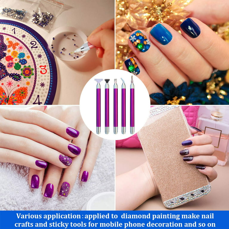 5D Diamond Painting Art Tools Lighting Point Drill Pens, Diamond Art  Accessories and Tools Diamond Pen for Nail DIY Crafts Decoration Sewing  Cross