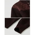 thumbnail image 3 of Gioberti Boy's Knitted Full Zip Cardigan Sweater with Soft Brushed Flannel Lining, 3 of 7