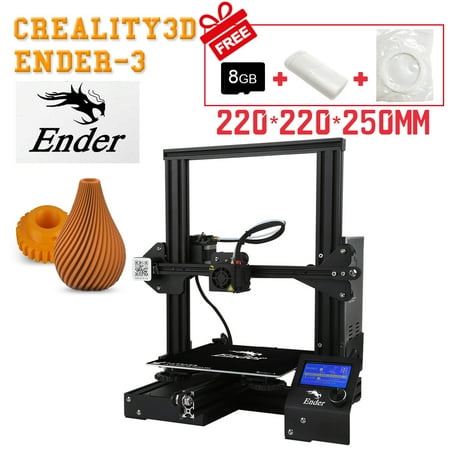 Creality 3D Ender-3 V-slot Prusa I3 DIY 3D Printer Kit 220x220x250mm Printing Size With Power Resume Function/MK10 Extruder 1.75mm 0.4mm