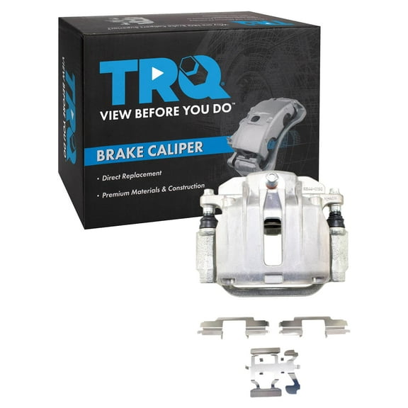 TRQ Rear Left Brake Caliper w/Bracket Drivers Side Compatible with 2000-2002 Cadillac DeVille 2003-2005 Chevrolet Astro 1999-2002 Silverado 1500 2000-2001 Tahoe GMC Safari Sierra 1500 Yukon