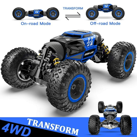 YCFUN Remote Control Trucks, 4W RC Cars Crawler All Terrain RC Transform Vehicle Gifts for Boys Kids