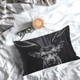 thumbnail image 3 of Salouo Majestic Forest Stag Pattern Pillow Cases,1PC Pillow Covers with Envelope Closure Decorative Pillow Case for Bed Couch,Pillows Not Included-14"x20", 3 of 6