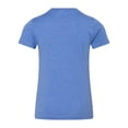 thumbnail image 2 of BELLA+CANVAS T-Shirt Jersey à Manches Courtes 3001Y, m, Bleu Columbia Chiné, 2 of 2