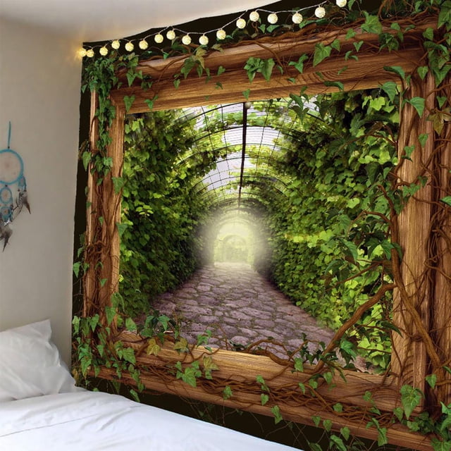 Tapiz de Cuentos de Hadas Impermeable Bajo Tapiz de árbol de Tapiz de árbol de Deseos de Colco Tapiz tapiz 3D