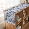 thumbnail image 6 of Table Runners 72 Inches Long Dress Scarves, Blue Floral Farmhouse Kitchen/Dining Table Runner, Coffee Tablerunners, Spring Botanical Flowers Leaves Vintage 14x72 Inch, 6 of 9