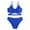 Blue, variant on Swimsuit For Girls Cute Two Piece Solid Color Children'S Two Piece Swimsuit Blue 13Y/(12-13 years)