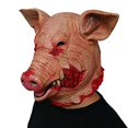 thumbnail image 1 of Máscara de cabeza de cerdo aterradora NQ para adultos Cosplay Halloween, 1 of 5
