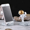 thumbnail image 4 of Clearance Desktop Ornament under $5,Creative Astronaut Kick Cell Phone Stand Widget Resin Gift Kids Room Gift, 4 of 4
