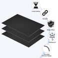 thumbnail image 3 of Uxcell Anodized Aluminum Sheet Metal, Laser Plates Engraving Blanks Rectangle for Crafting DIY House Laser Engraving Black 8x12 inch 1Pc, 3 of 6