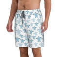 thumbnail image 2 of Goofa Hand Drawn Turtle Printed Mens Swim Trunks Summer Quick Dry Short Beach Swimwear Bathing Suits-Small, 2 of 9