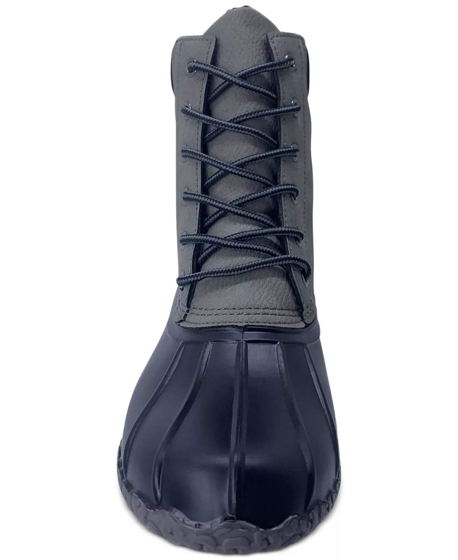 NWT WEATHERPROOF VINTAGE Mens Black Pull Tab Adam Round Toe Duck Boots 13 M WEATHERPROOF VINTAGE Mens Black Pull Tab Waterproof Adam  main image 3