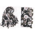 thumbnail image 4 of Bufanda Fanztee ligera a la moda con estampado floral para mujer, 4 of 5