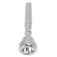 thumbnail image 2 of Trumpet Mouthpiece, Accurate Polishing Durable Copper Trumpet Mouth Easy To Wipe  For Musical Instrument Silver, 2 of 8