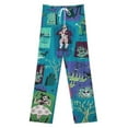 thumbnail image 3 of Haunted Mansion Pajamas For Women Loose Retro Night Pajama Pants Comfortable Sleepwear Bottoms Homewear, 3 of 6