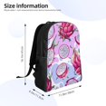 thumbnail image 4 of Cauagu Dragon Fruit Print Backpacks,Travel Daypack Casual Laptop Backpack Bookbag Fits 15 Inch Computer for Men Women, 4 of 8