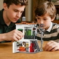 thumbnail image 6 of Japanese Game Store Building Blocks with Light, 2 in 1 Japanese Street View House Model Set 66503, Creative Modern Construction Toy, Ideal Collectible Gifts for Adults and Boys, 6 of 7