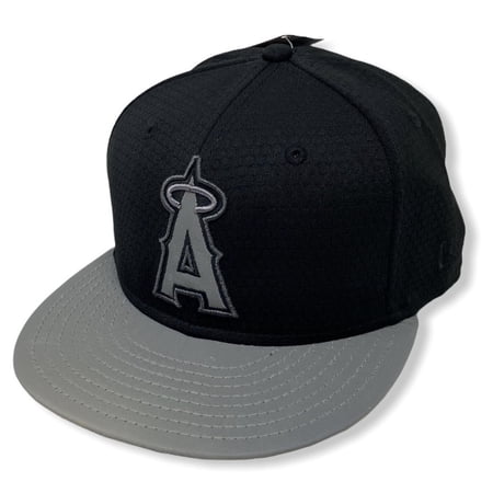 Oakley Men's X Los Angeles Anaheim Angels New Era 9FIFTY Core Honeycomb Snapback Hat Cap - Black