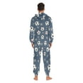 thumbnail image 7 of joogoo Soccer Balls Stars Unisex Adults Onesies Pajamas Jumpsuits L, 7 of 7