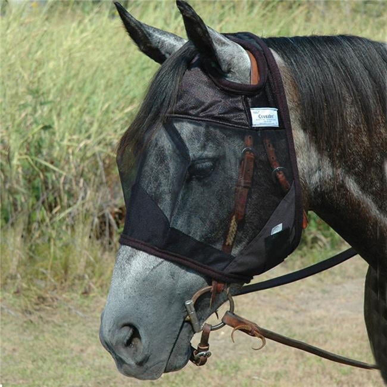 Horse Size Cashel Quiet Ride Fly Mask Standard Black