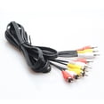 thumbnail image 4 of Cable compuesto de audio/video RCA de 3 metros (10 pies) para DVD/VCR/SAT, conectores amarillos/blancos/rojos, 3 machos a 3 machos., 4 of 5