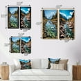 thumbnail image 4 of Designart "Serenity Landscape of the Rocky Mountains in the USA" Usa Wall Art Set Of 2 - Turquoise Landscapes Gallery Wall Set For Home Decor, 4 of 7
