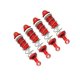 thumbnail image 5 of Kit de Amortiguador Hidráulico Delantero y Trasero Mejorado para Coche RC para LC RACING 1/10 PTG-2 PTG-2R Piezas Mejoradas para Coche RC Rojo, 5 of 5