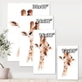 thumbnail image 4 of Close Up Portrait of A Giraffe X 12 in x 8 in Painting Canvas Art Print, by Designart, 4 of 4