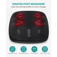 thumbnail image 2 of Masajeador de pies Nekteck Shiatsu con calor para fascitis plantar, 2 of 7