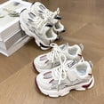 thumbnail image 5 of EliteGoogv Kids Sneakers Mesh Airy Sport Walking Running Sneakers For Kids Non Slip Rubber Sole Casual Athletic Shoes Footwear US :9.5, 5 of 6