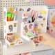thumbnail image 4 of Organizador de lápices de escritorio plegable, contenedor de papelería con pegatinas, 4 of 8