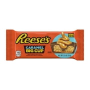 Reese's Big Cup Caramel Milk Chocolate King Size Peanut Butter Cups Candy, Pack 2.8 oz