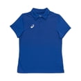 thumbnail image 1 of ASICS Polo Hexagonal pour Femmes, Bleu, Petit, 1 of 1