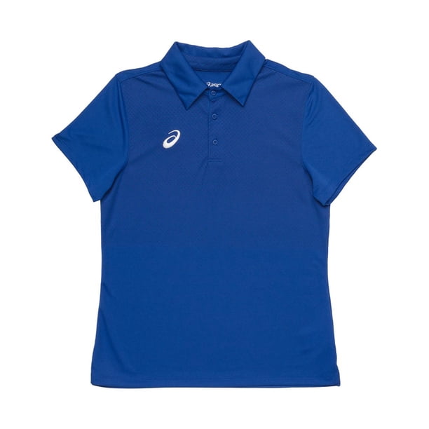 ASICS Womens Hex Polo Shirt, Azul, Small
