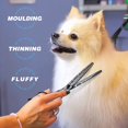 JASON 7" Chunker Dog Grooming Scissors, Ergonomic Pets Grooming Thinner