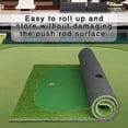 thumbnail image 5 of YUNIC 10 ft x 5 ft Golf Putting Green – 20 mm Rubber Base Golf Practice Mat for Indoor & Outdoor Professional Hitting Swing Training, 5 of 6